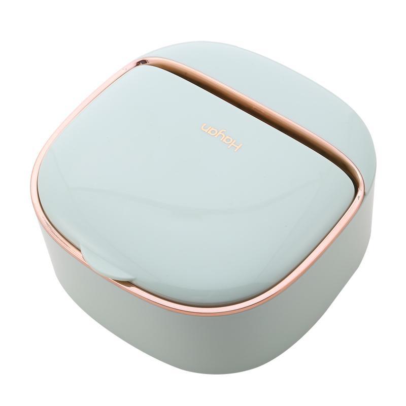 Bad Ablauf Seife Box Wand Montiert ABS Seife Box Mit Deckel Wasserdichte Seifenschale Lagerung Box Reise Veranstalter Fall Lagerung