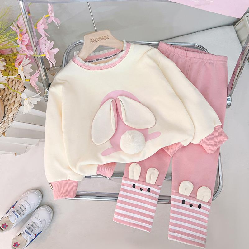 Frühling Herbst Kleinkind Kostüm Kinder Trainingsanzüge Kinder Mädchen Mode T-Shirt Hosen 2 Teile/satz Infant Outfits 80