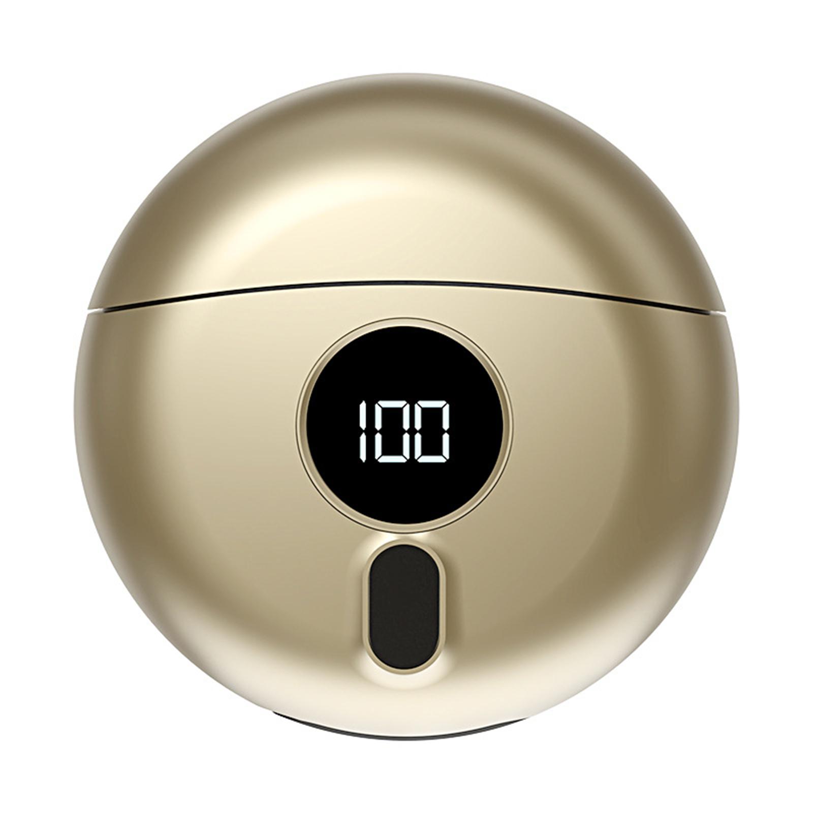 Elektrische Rasierer, Bartrasierer mit wiederaufladbarem USB-Gesichtsrasierer, Elektrorasierer für Herrenbart champagner