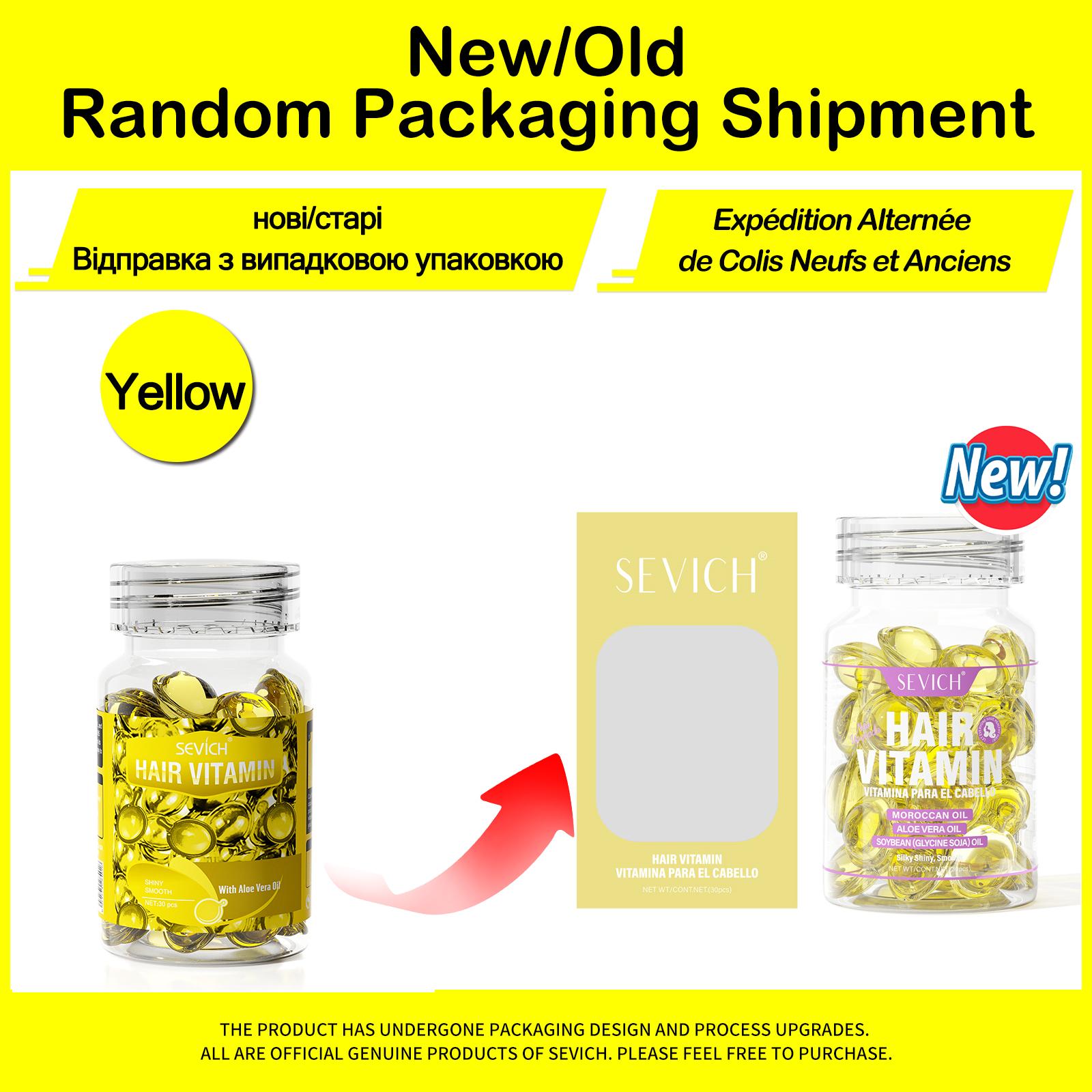 30PCS Haar Vitamin Kapseln Keratin Komplexe Öl Feuchtigkeitsspendende Pflegende Haar Serum Haar Behandlung Öl für Alle Haar Reparatur Öl gelb