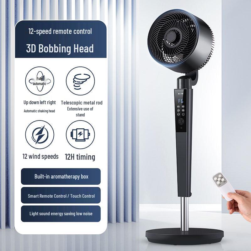 Ultra-leiser vertikaler Standventilator mit Fernbedienung & Timer