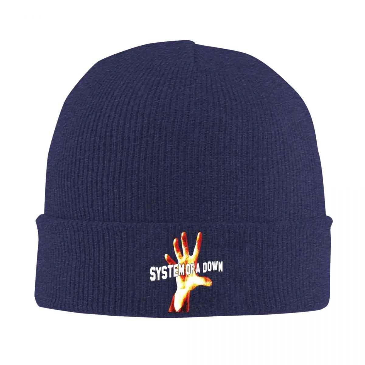 System Of A Down Metal Band Strickmützen für Damen Herren Beanie Mützen Wintermütze S.O.A.D Warme Mützen