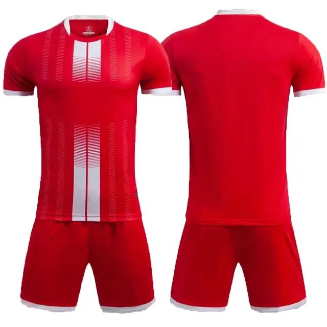 Fußballtrikot-Set für Herren und Kinder, Fußball-Trainingsanzug, Trikot-Set, schnelltrocknend, atmungsaktiv, Mann, Kinder, Team-Trainingsuniform 4XL
