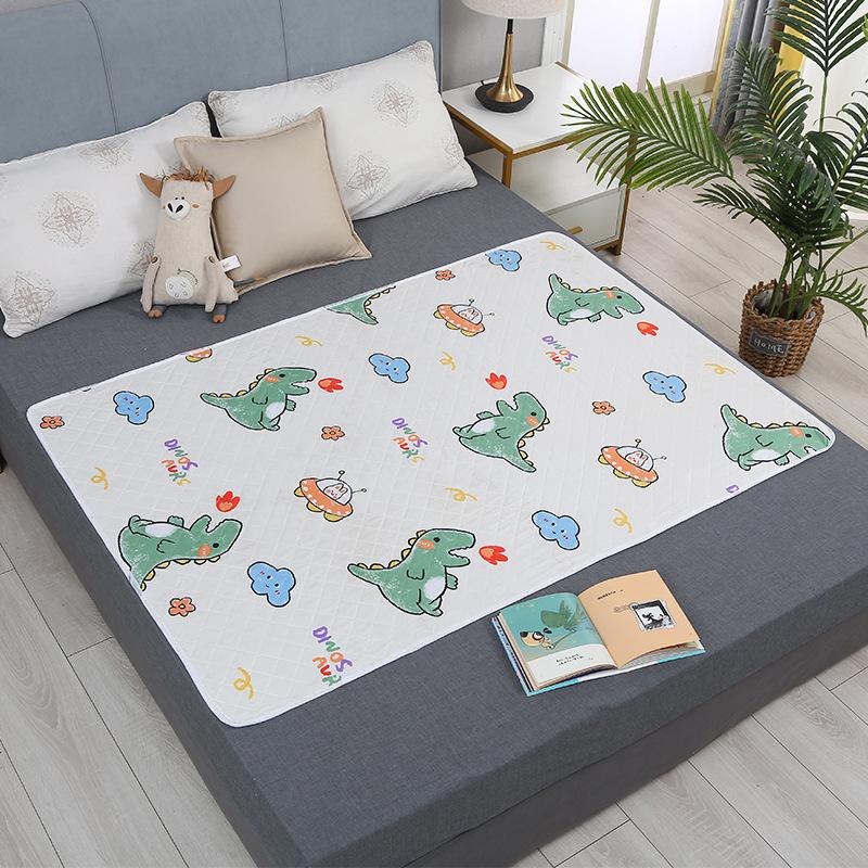 Wasserdicht Waschbar Matratze Urin Matte Für Baby Kleinkinder Niedlichen Cartoon Bett Schutz Windel Bettwäsche Urin Pad Atmungsaktiv
