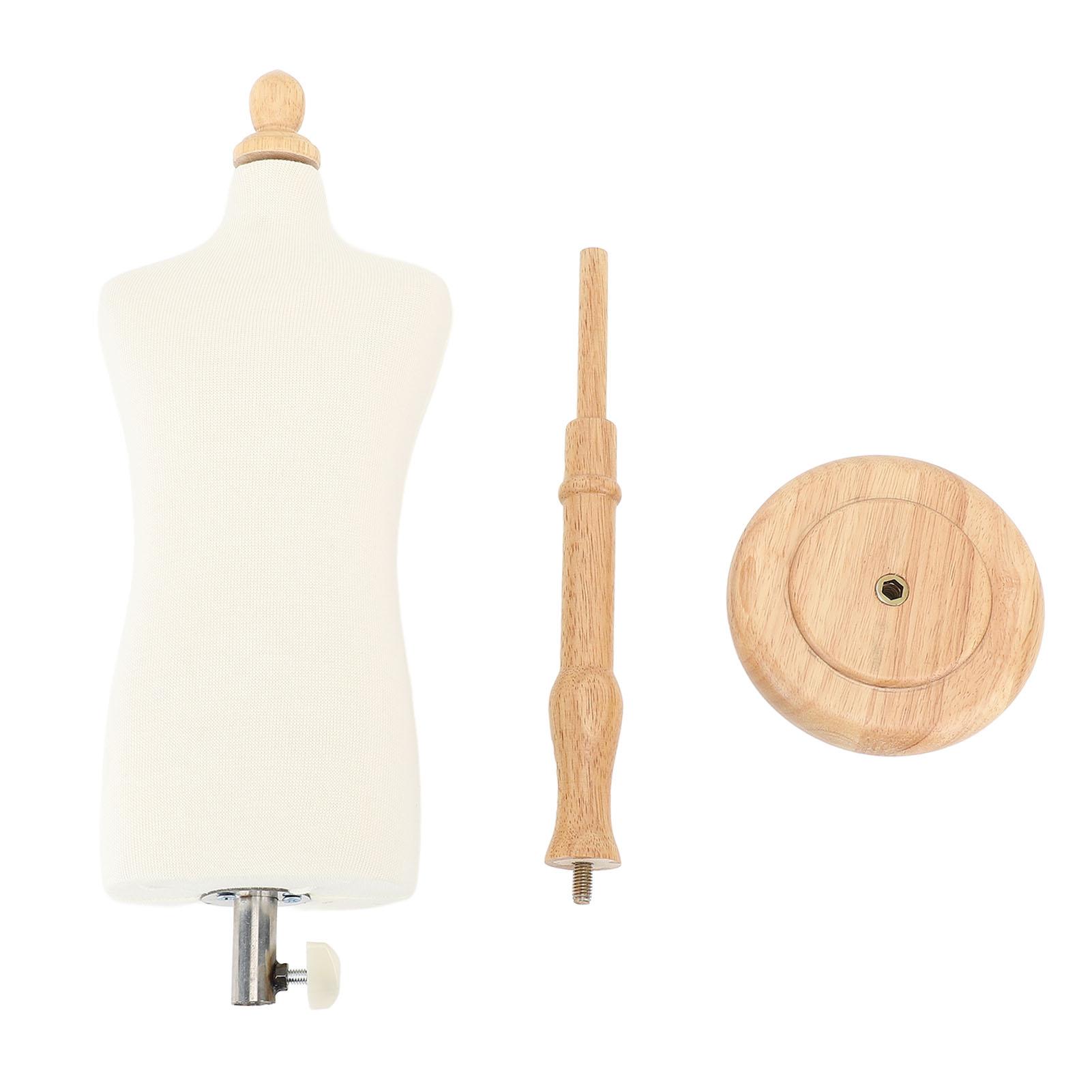 Männlicher Körper Schneiderpuppe mit Ständer Lehrpuppe Torso Fixierbar Elegantes Vielseitiges Kleidermodell für