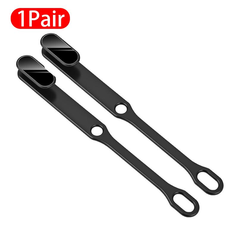 SEAMETAL Auto-Sicherheitsgurtverlängerung Feste Auto-Sicherheitsgurt-Halteleiste Auto-Dekoration Innenraum-Sicherheitsgurt-Modifikationszubehör 1pair schwarz