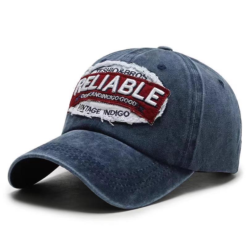Europäische und Amerikanische Feng Shui Waschen Alt Retro Nische Baseballkappe Sonnenschutz Buchstabe Gestickt Baseballkappe Personalisiert Street Trend Adjustable