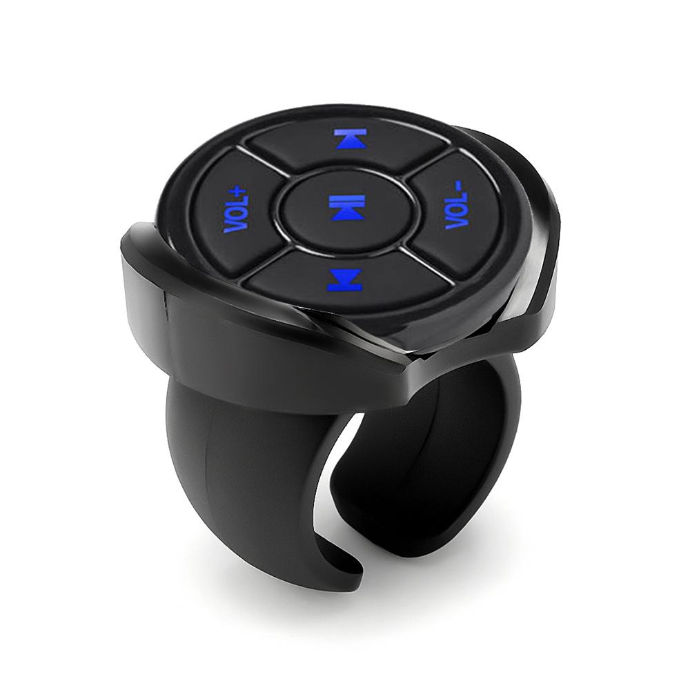 Auto Drahtlose Bluetooth Media Taste Fernbedienung Auto Lenkrad Fernbedienung Motorrad Fahrrad Lenker MP3 Musik Spielen Für IOS Android telefon