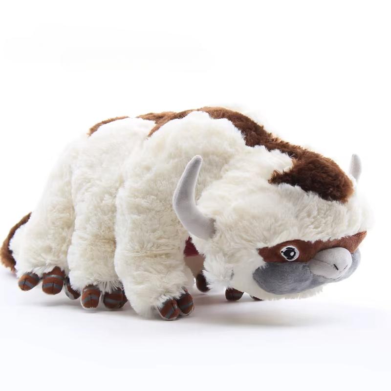 Länge 42 und 45 cm Appa Stofftier Flauschiges Spielzeug Cartoon Anime Appa Kuh Plüsch Spielzeug Puppe Kinder Baby Geschenk