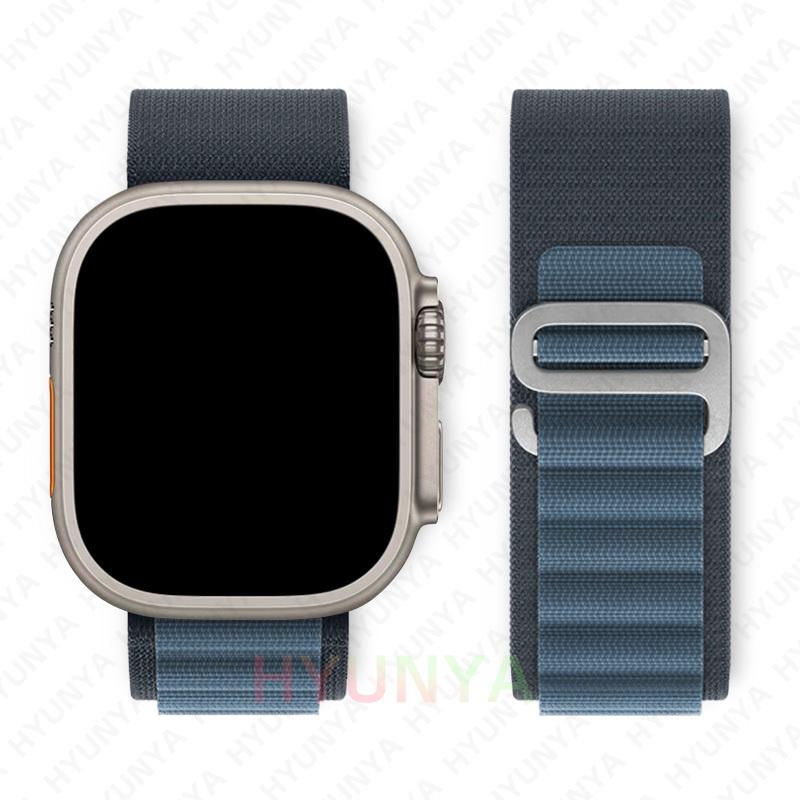 Alpines Armband für Apple Watch Armband Serie 10 9 8 7 SE Ultra 2 41mm 42mm 45mm 46mm 49mm 40mm 44mm IWatch Correa Armband 42-44-45-46-49mm
