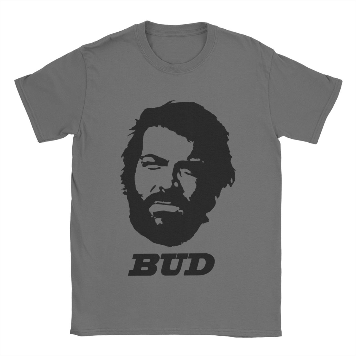 Herren T-Shirts Bud Spencer Neuheit Reine Baumwolle T-Shirts Kurzarm T-Shirts Rundhals Kleidung Geschenkidee L