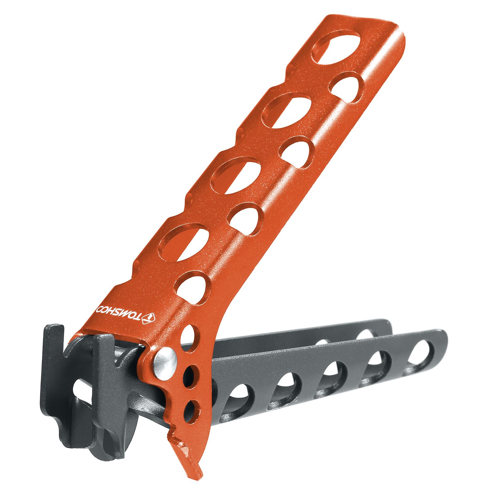 TOMSHOO Aluminium Topfheber Camping Topf Pfanne Griff Griff Outdoor Kochtopfhalter orange