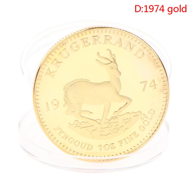 1974/1978/2021 Südafrikanischer Krügerrand Goldmünze Goldmünze Replik Cosplay Prop