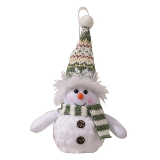 Schneemann-Weihnachtsdekoration, beleuchtete Schneemann-Puppe aus Plüsch, batteriebetrieben, Nachtlicht, Schneemann-Figur für Weihnachtsgeschenke, Tischdekoration A