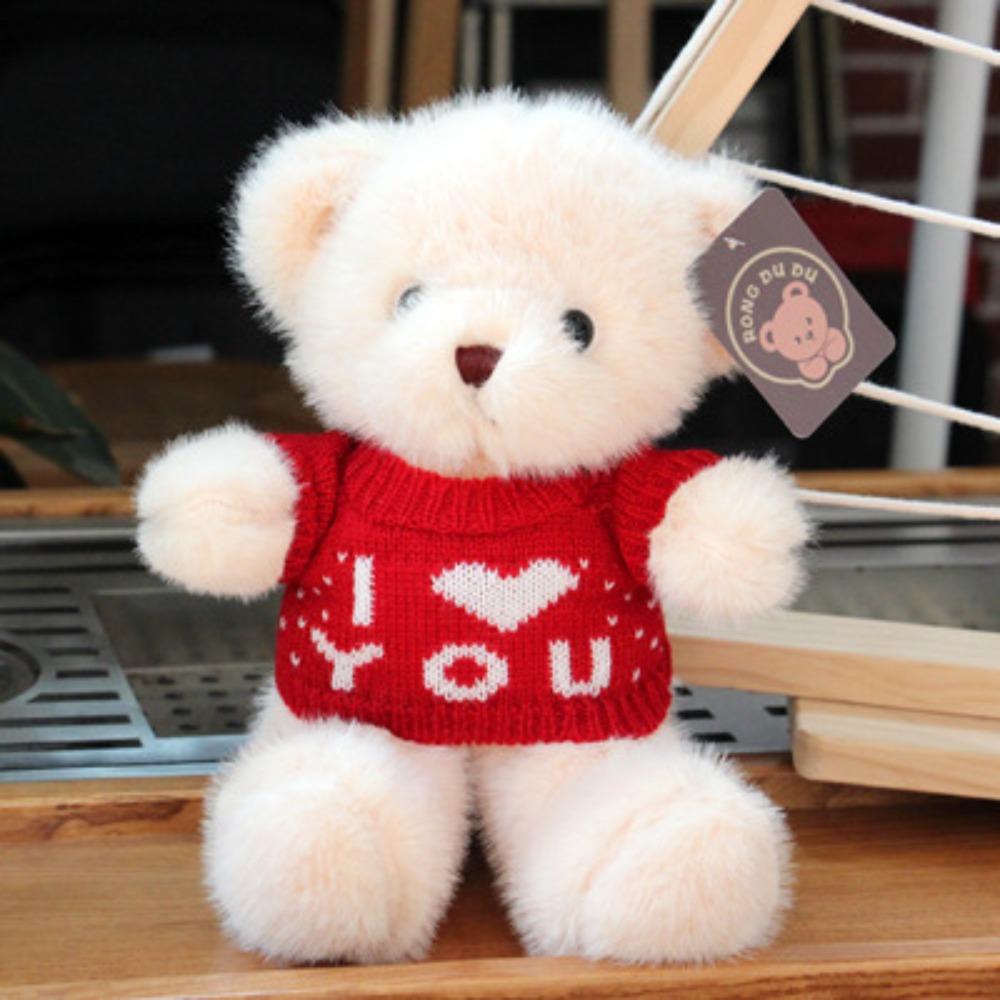 Niedlicher Geschenkbär Teddybär Puppe Puppe Plüschtier Greifautomat Puppe Bodenmarketing Werbeveranstaltung Geschenk 30Cm 8-inch grab machine doll