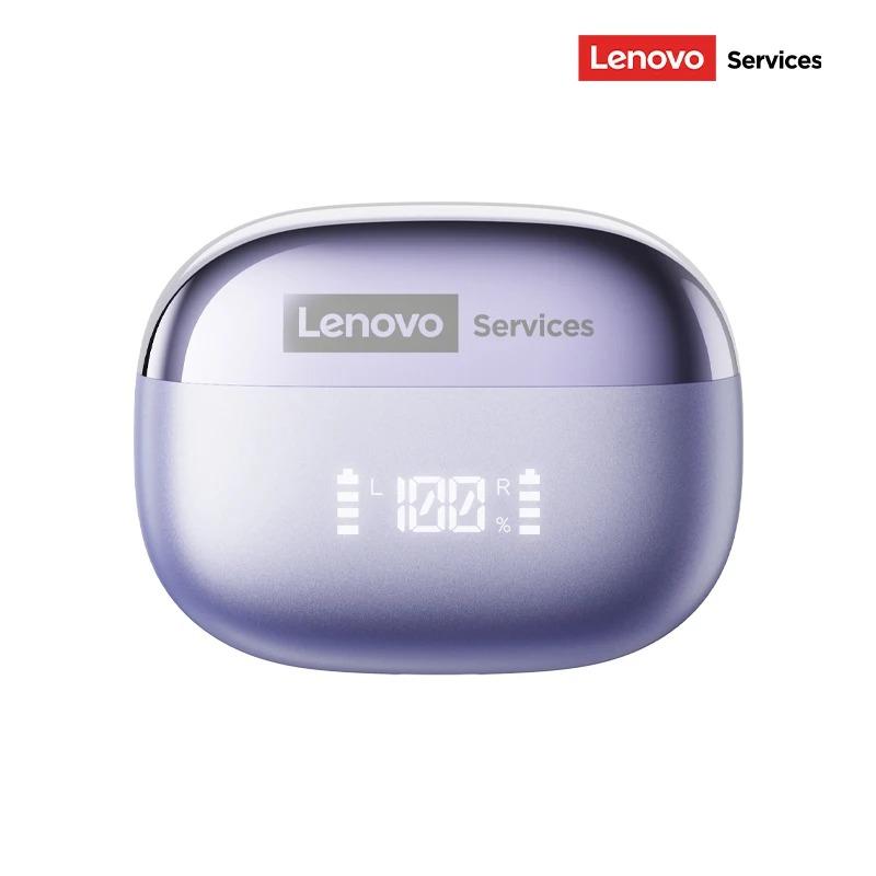 Original Lenovo RS119Pro OWS Ohrklemme Kabellose Kopfhörer Bluetooth 6.0 Komfort Ultra Offen Gaming Sport Kopfhörer LED Digitales Leistungsdisplay Neu violett