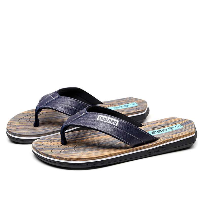 Sommer neue Flip-Flops Herren Koreanische Version Trend Outdoor coole Hausschuhe rutschfeste Sandalen dicksohlige personalisierte Hausschuhe Herren 45