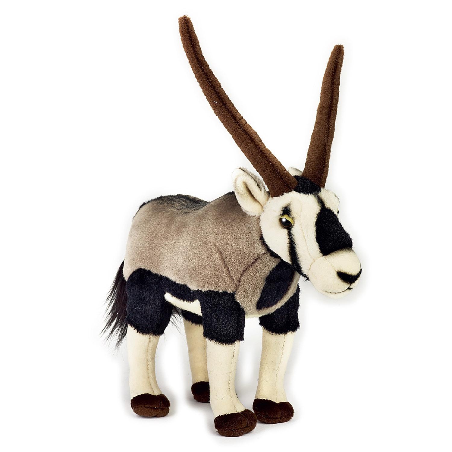 Süße echte Antilopenpuppe afrikanische Oryx Kuscheltiere Stofftiere Kinder Weihnachtsgeschenke