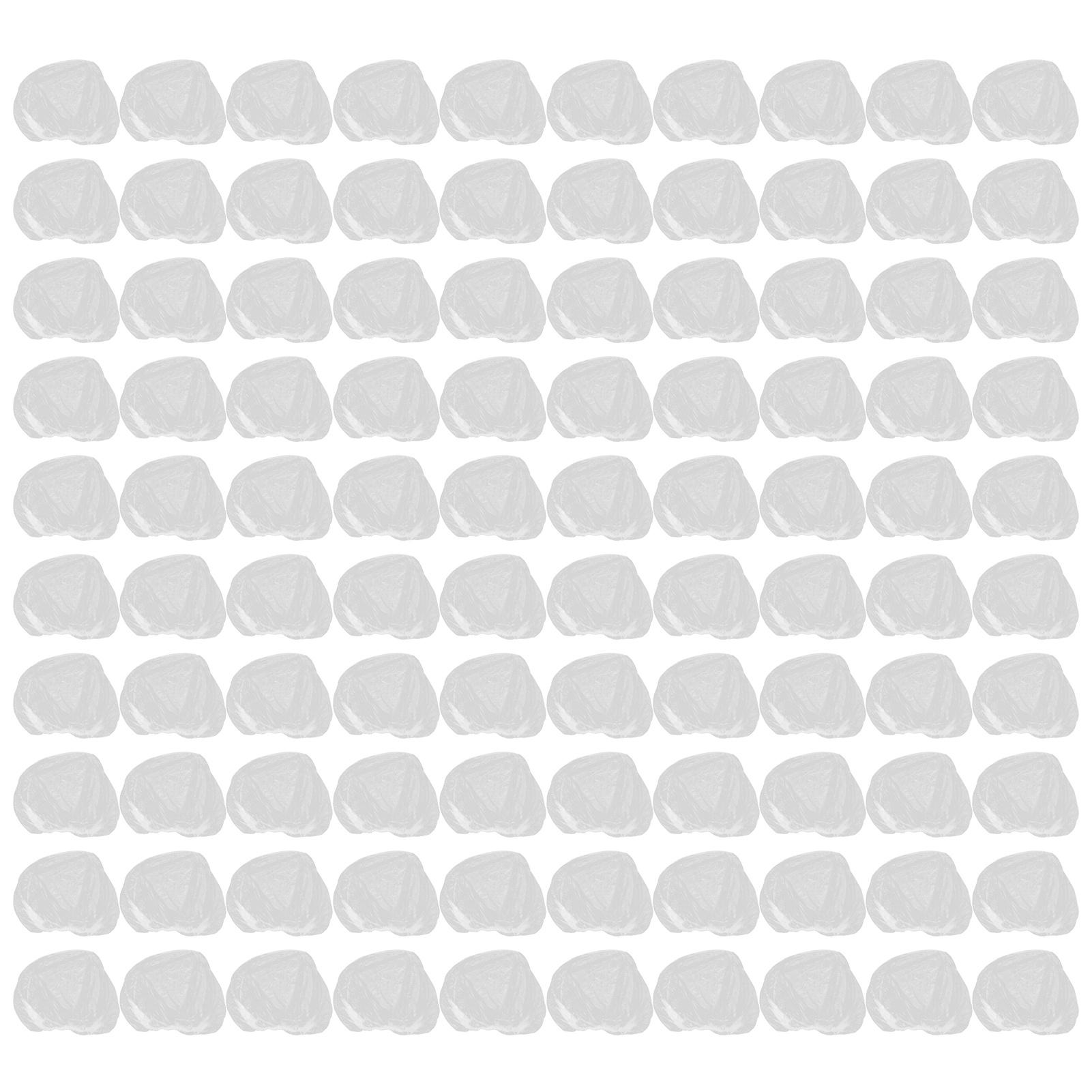 100 stücke Kunststoff Wrap Abdeckung Elastische Lebensmittel Lagerung Abdeckungen Dehnbar Kunststoff Lebensmittel Wraps Einweg