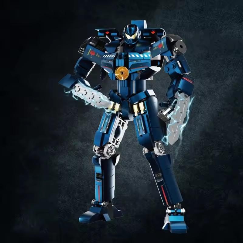 Kinderbausteine Mecha Bausteine Verformungsroboter Mecha Divisionsmodell Zusammenbau Kinderspielzeug Geschenk