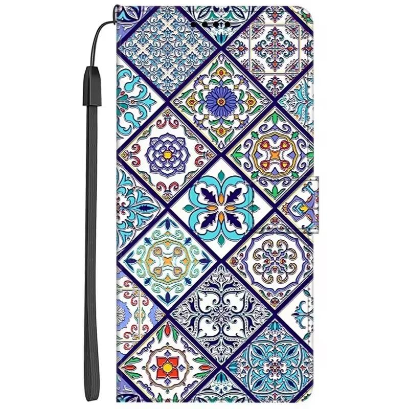 Leder Süße Hülle für ZTE nubia Focus Pro 5G Hülle Buch Flip Case für ZTE Nubia Focus Pro Hüllen Luxus Brieftasche ZTE Focus Pro 5G Nubia Focus Pro&Case & Strap gray