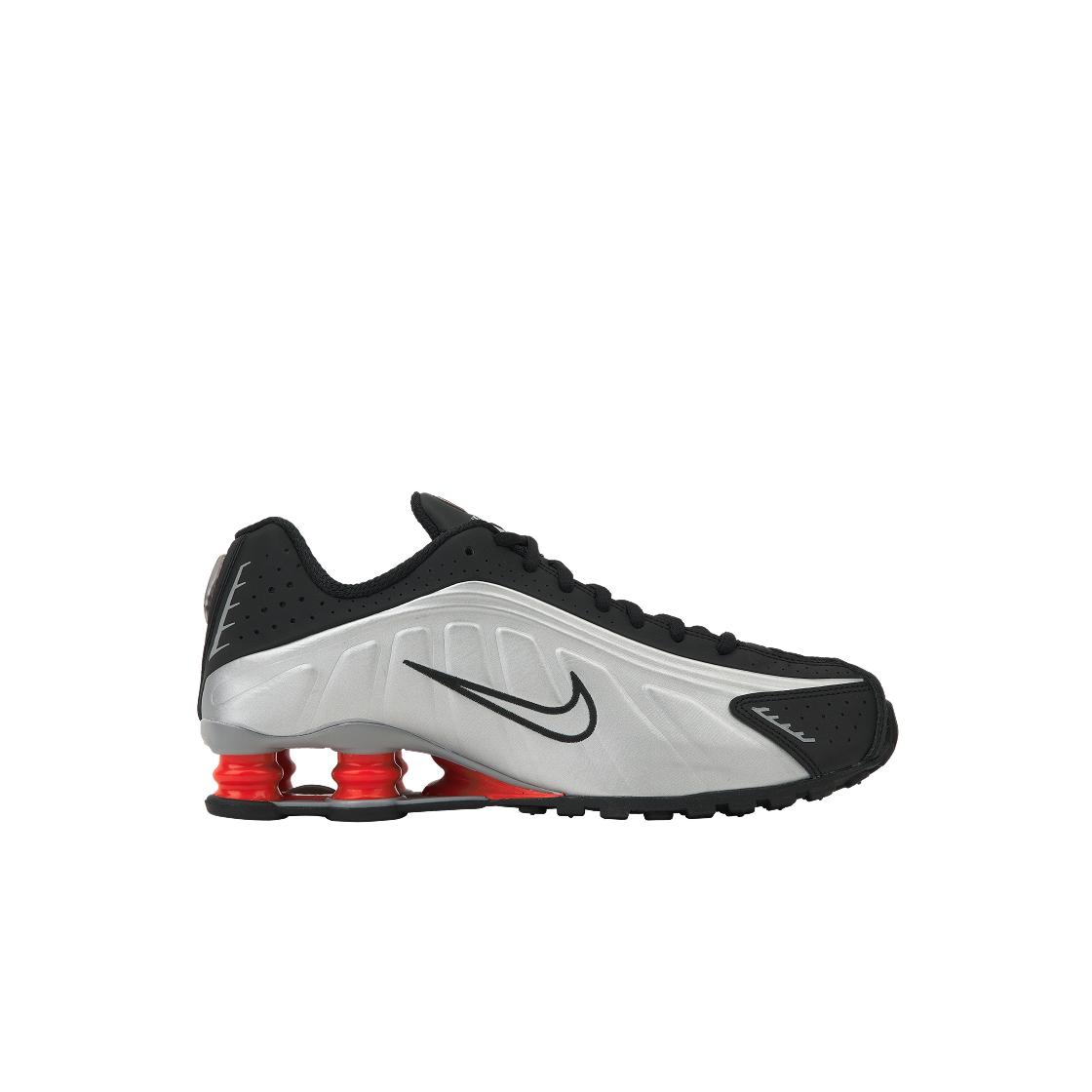 Nike Shox R4 OG Orange Twist Unisex-Sneaker Silber Schwarz Metallic-Silber HQ1988-002 37.5