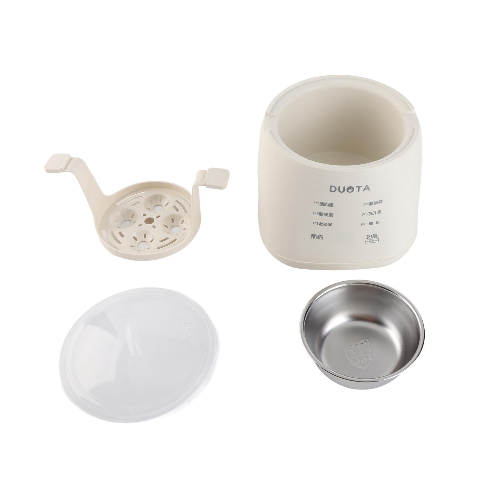 Elektrischer Eierkocher 6 Funktionen Hartgekochter Eierkocher Pochierer mit automatischer Abschaltfunktion Dämpfen