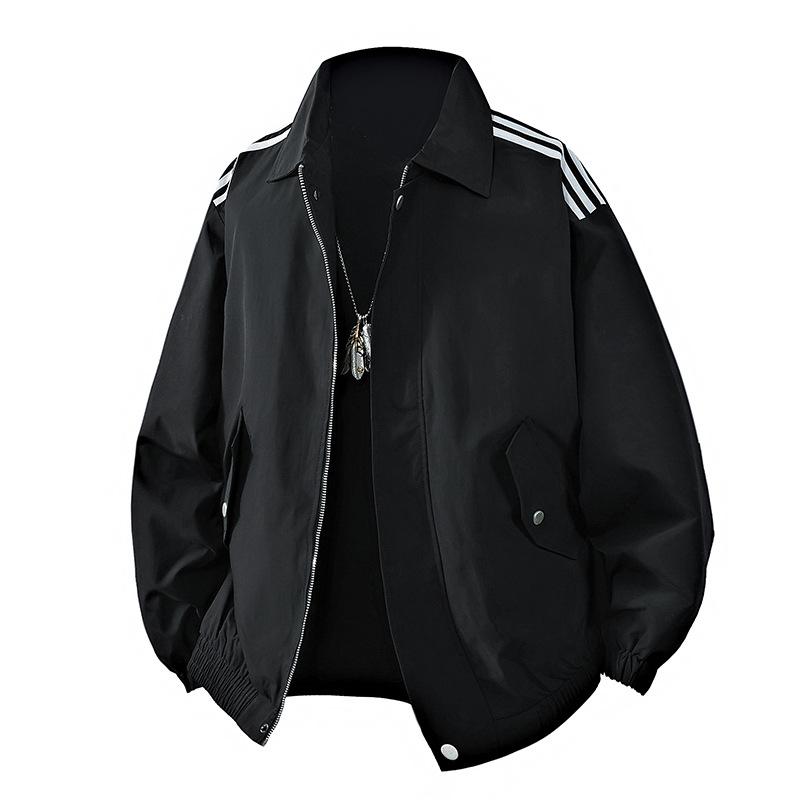 Neue Jacke Herren Modische Freizeitjacke Reversjacke Ärmelbündchen Chinesischer Stil Jacke Herren Teenager 4XL