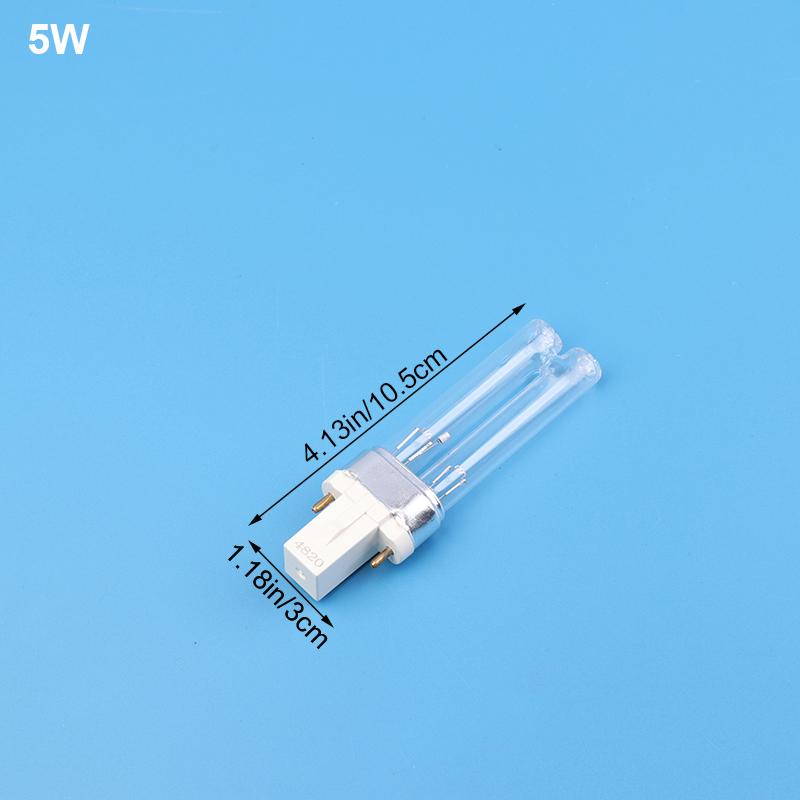 1 Stück UV-Lampen Aquarium Fischbecken Teich Ultraviolett Sterilisationslampe Röhre Für G23 5W 7W 9W 11W 13W UVC H-Form Röhre 5W