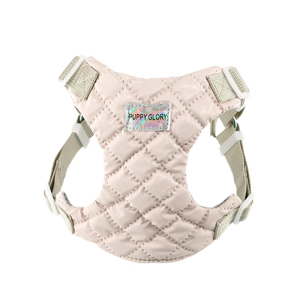 Zugfreies Welpen Hundegeschirr Weste Sommer Leicht Haustiergeschirre für Kleine Mittelgroße Hunde Pomeranian Bichon mascotas Zubehör Zubehör XS-suit 2.5-4kg