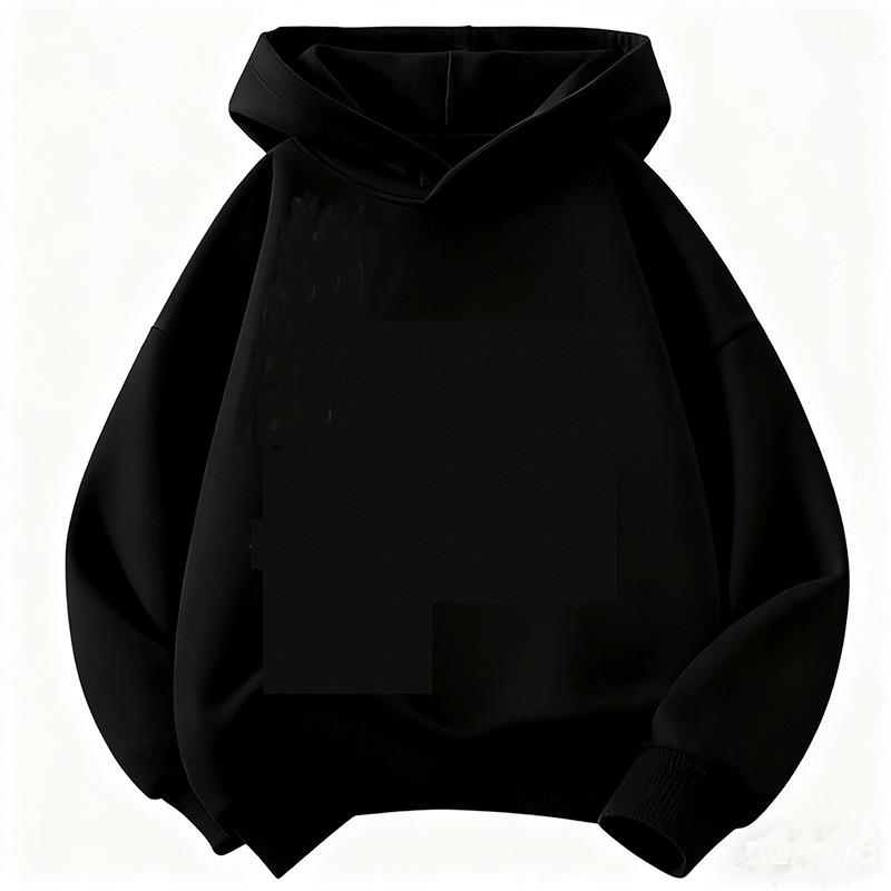 2026 Neuankunft Kinder Mode Kinder Junge Kapuzenpullover Mädchen Freizeit Kapuzenpullover Sweatshirt Kinder Unifarbene Kapuzenpullover Sweatshirt 120 black