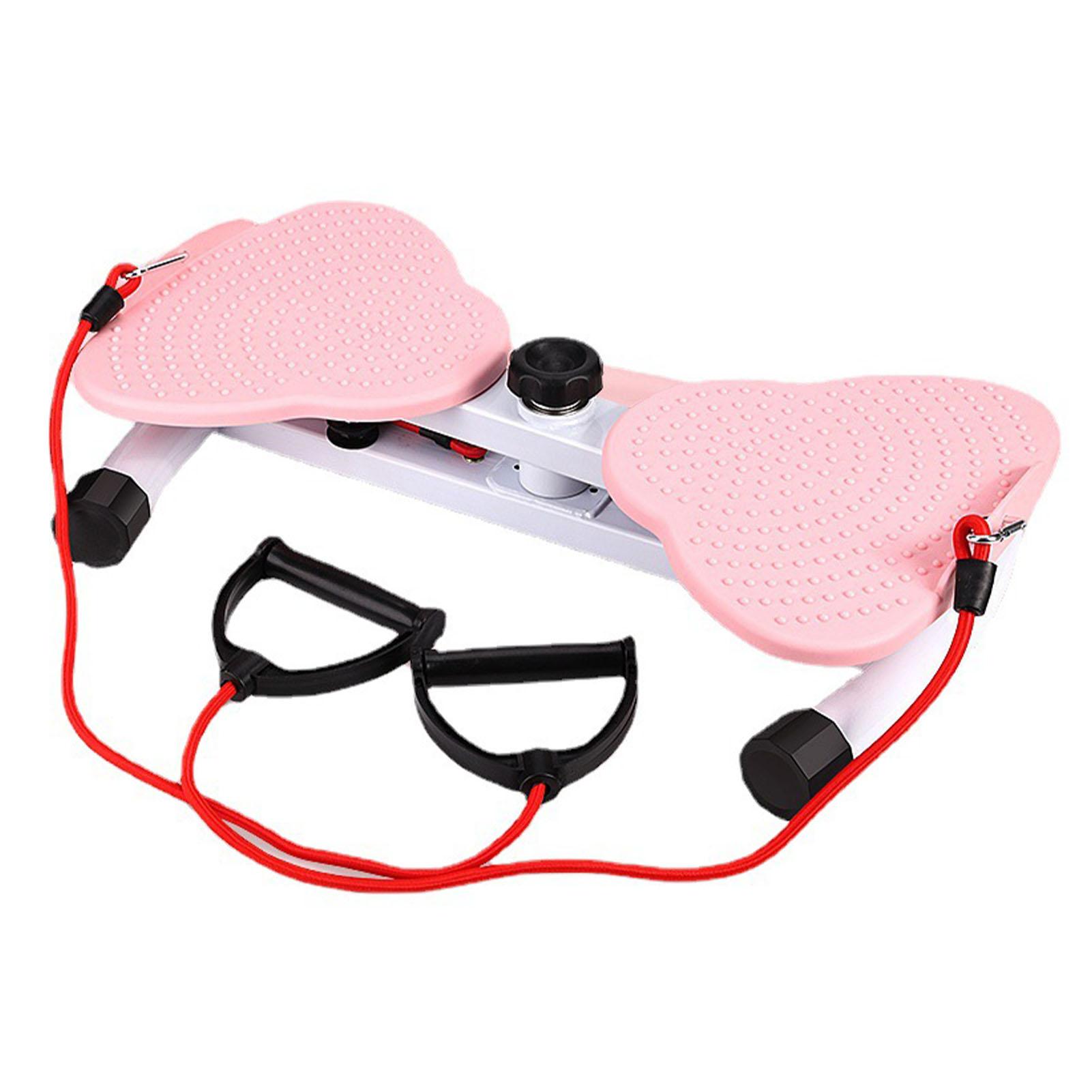 Taillendreh-Fitnessgerät, stehendes Bauch-Trainingsbrett für Fußmassage, Gewichtsverlust, Rosa
