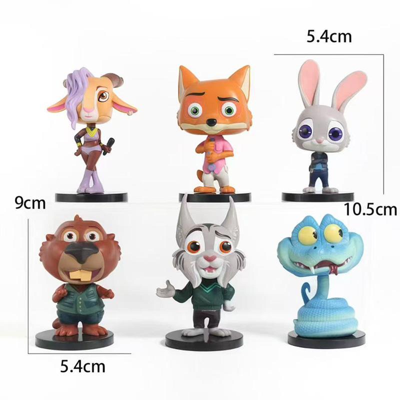 Original Neu Spielzeug Zootopia 2 Blind Box Mini Figuren Set Nick Judy Anime Figuren Clawhauser Gideon Bogo Mystery Box Langlebiges Geschenk Spielzeug