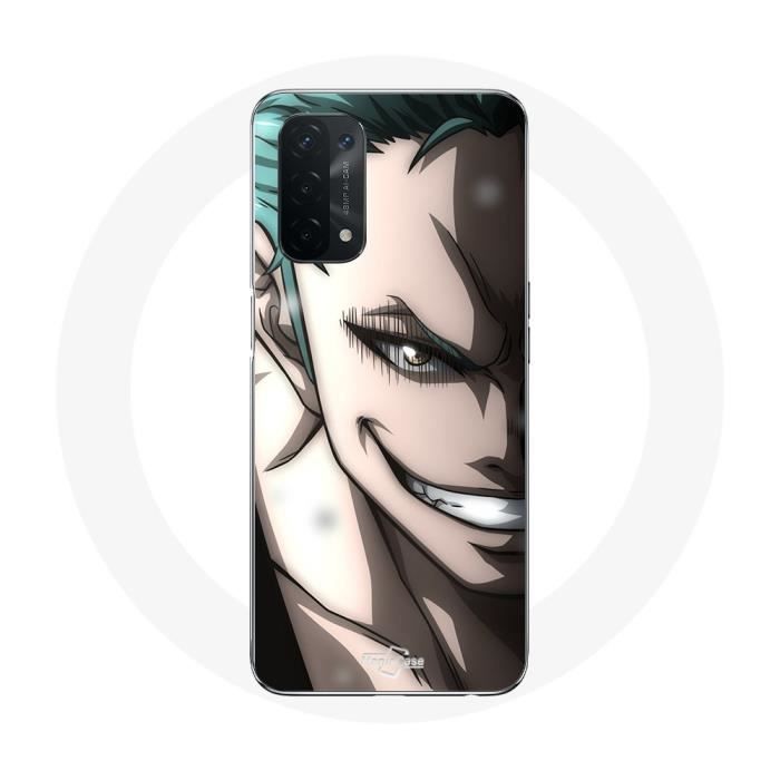 Hülle für Oppo A74 5G One Piece Manga Zoro Manga Face