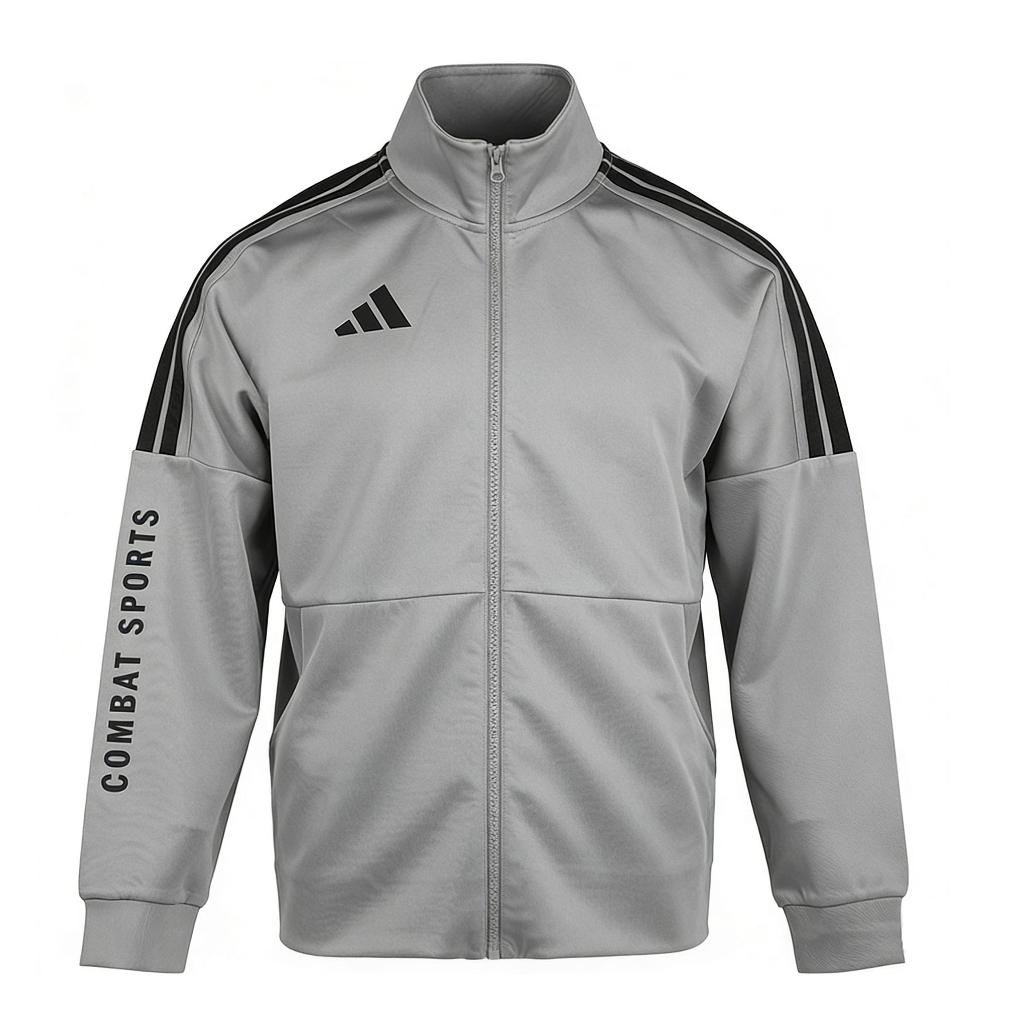 Adidas Klassische Vielseitige Retro Drei Streifen Jacke Unisex Jacke Grau TR02NHJCS1-GYB 3XL