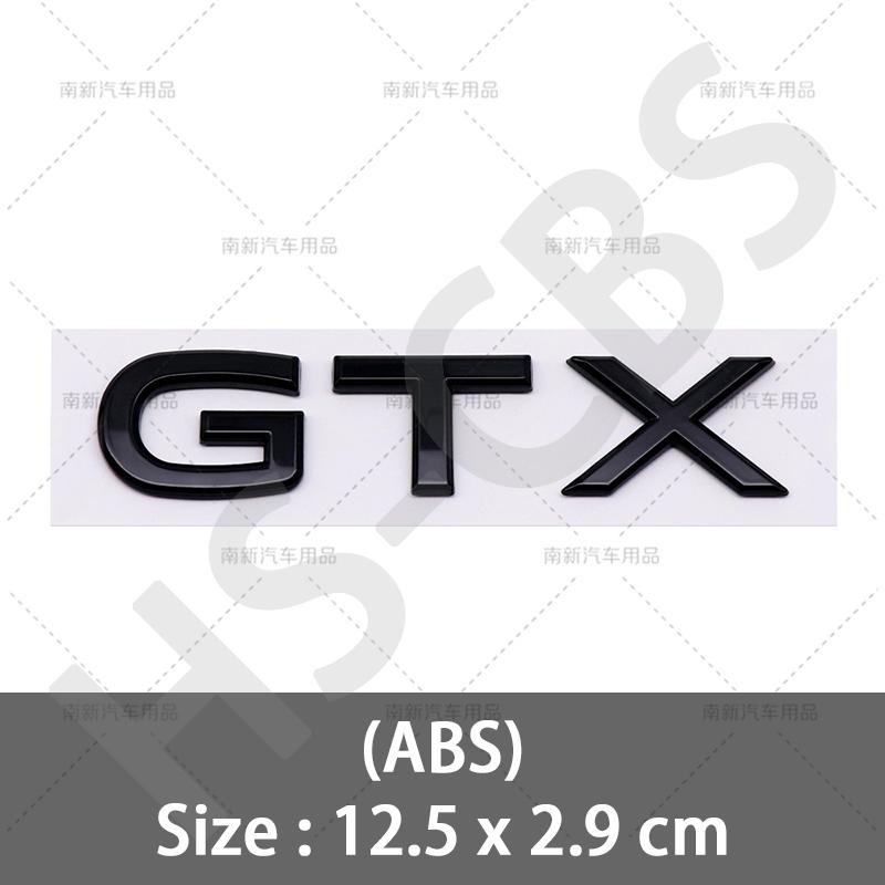 ABS GTX Plakette Emblem Aufkleber Heckklappe Aufkleber Tür Gepäck Für ID4 ID3 ID5 ID6 Auto Styling GTX Logo Zubehör schwarz
