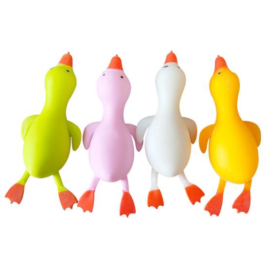 Entenentlüftungsspielzeug Tierpuppe Stress abbauen Weiches TPR Umweltfreundliches Cartoon-Mehlspielzeug Squeeze Fidget Geburtstagsgeschenke
