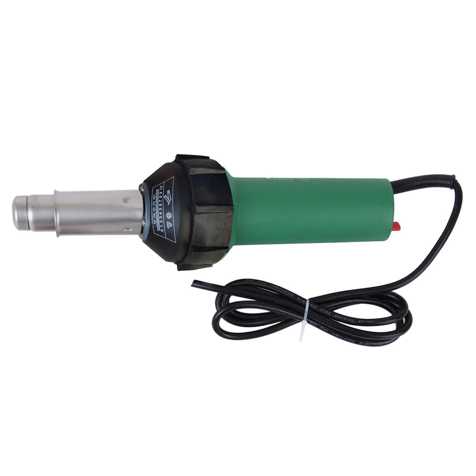 1600W Heißluft-Schweißgerät-Set, Kunststoff-Wärmeschweißgeräte-Set mit Schweißgeschwindigkeitsdüse und UK Plug