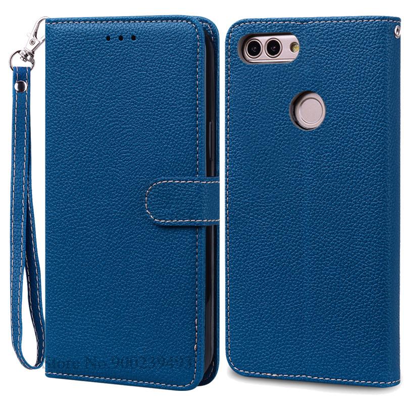 Für Huawei P Smart 2018 Fall FIG-LX1 Leder Brieftasche Flip Fall Für Huawei P Smart Fall FIG-LX1 5,65 zoll Fall coque Fundas Shell P Smart 2018 FIG-LX1