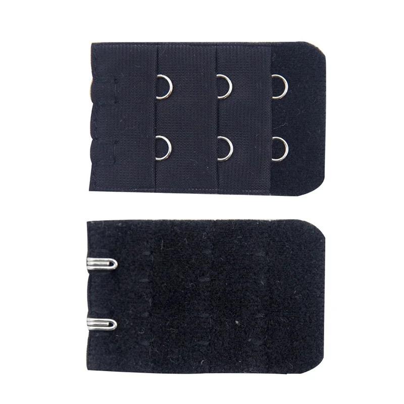 1 Stück BH-Rückenverlängerung Clip Trägerverlängerung 2 Haken BH-Verlängerungen Trägerlose Damenunterwäsche Dehner BH-Haken Knopf Intimkleidung 1PC black