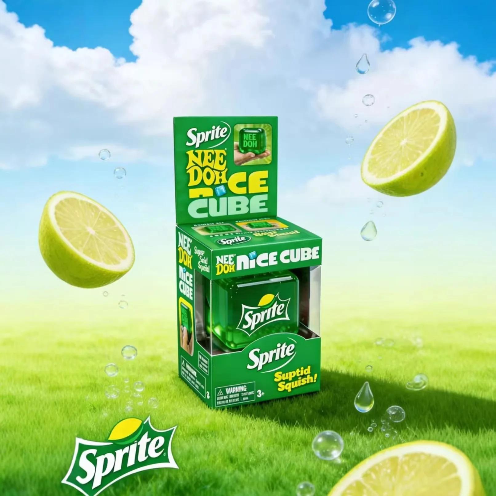 Nee Doh Nice Cube Stressball Knetspielzeug Dr Pepper Sprite Langsam Rückprallend Squishy Sensorisches Fidget Spielzeug zur Linderung von Angst