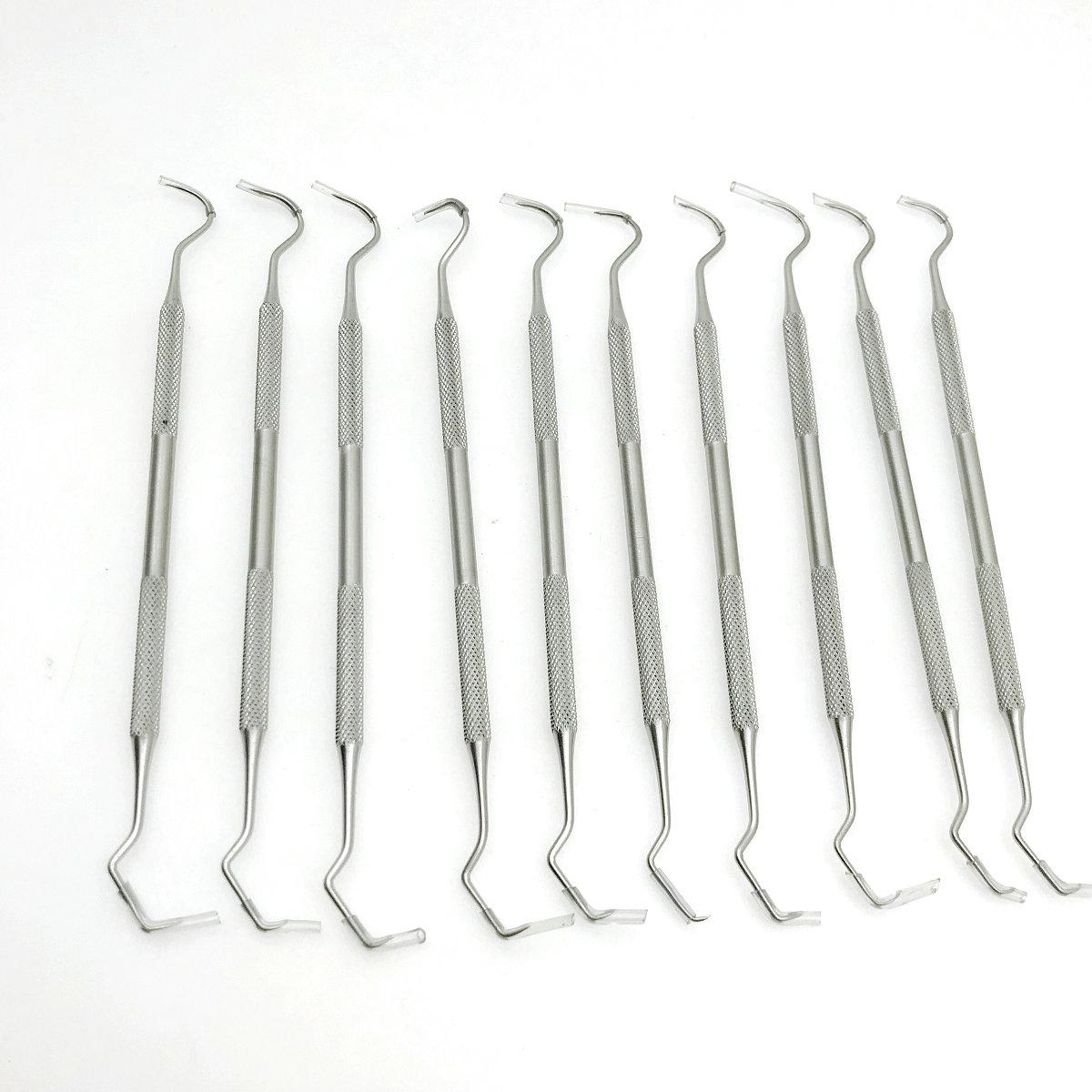 10 stücke Edelstahl Dental Werkzeug Zahnarzt Zähne Sauber Hygiene Explorer Sonde haken Pick zahnärzte instrumente zähne reinigung werkzeug