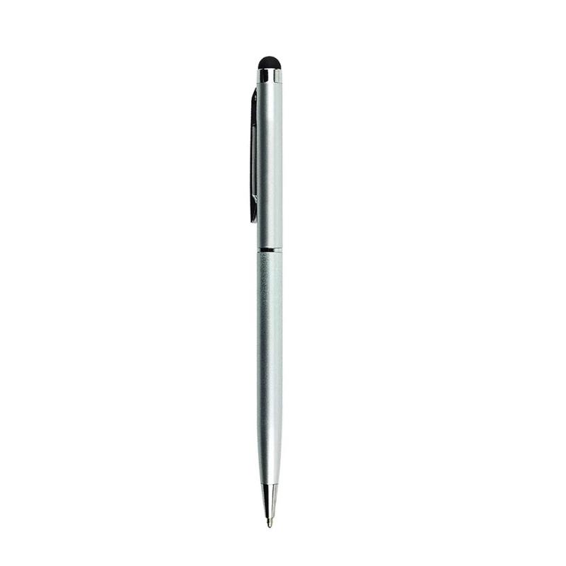 Universal 2 In 1 Touchscreen Stylus Stifte Für Ipad Iphone Samsung Tablet Alle Mobiltelefone Tablet PC silber