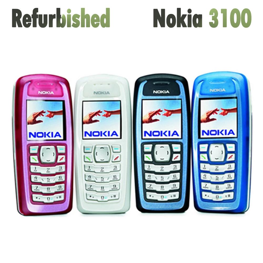 Generalüberholtes Nokia Original Nokia 3100 Mobiltelefon mit 1 SIM No charger rosa