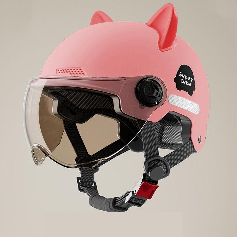 Mode Fahrrad Sicherheit Helm Leichte Männer der Frauen Erwachsene Elektrische Fahrrad Motorrad Brille Elektrische rosa