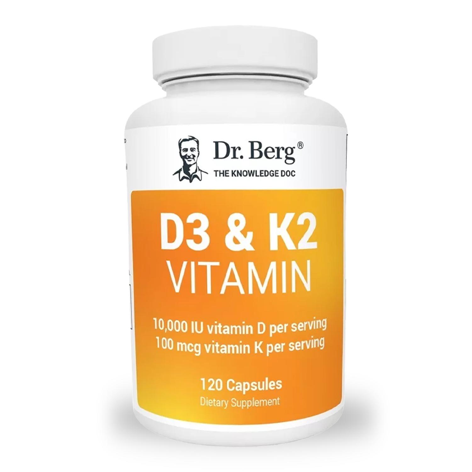 Vitamin D3 K2 mit MCT-Pulver - Enthält 2.000 IE Vitamin D3 & 50 mcg Vitamin K2 MK7 - Ohne zugesetzten Zucker, Maltodextrin oder Maissirup 120