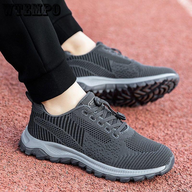 Herrenschuhe Sommer Sneakers Herren Schnürschuhe Sport Freizeitschuhe Turnschuhe Atmungsaktiv Jogging Walking Schuhe Tennisschuhe 44 grau