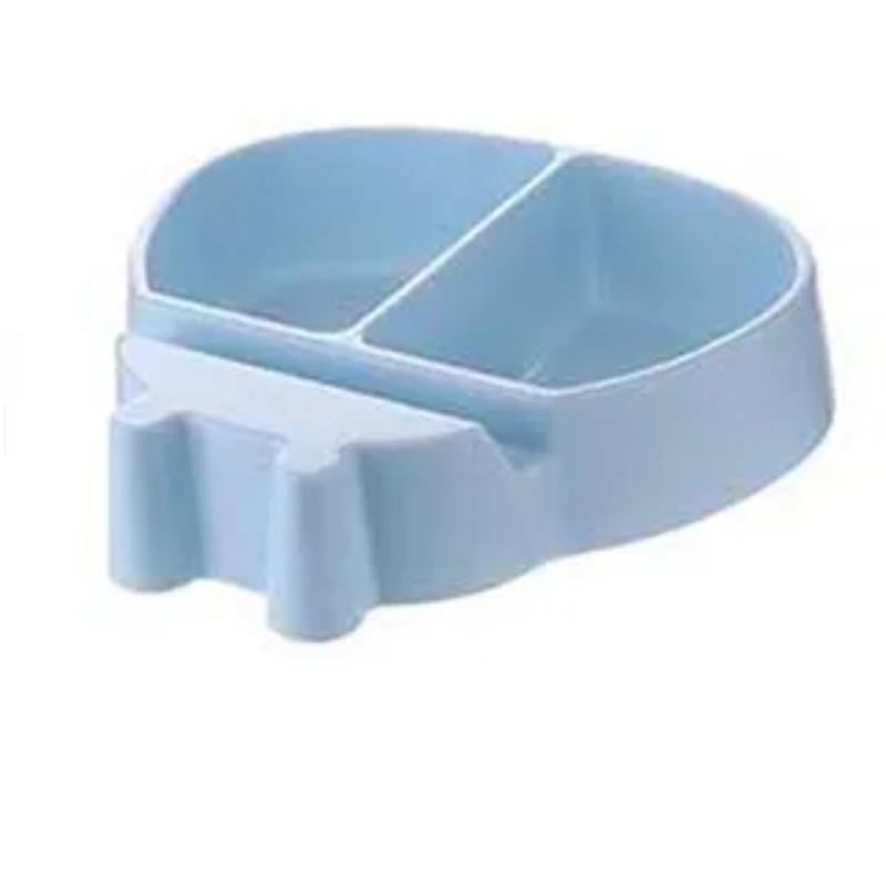 Teller für Lebensmittel Kreative Form Faule Snackschale Kunststoff Doppelschichtig Snack Aufbewahrungsbox Schale Faule Obstplatte Schale Artefakt Teller gray
