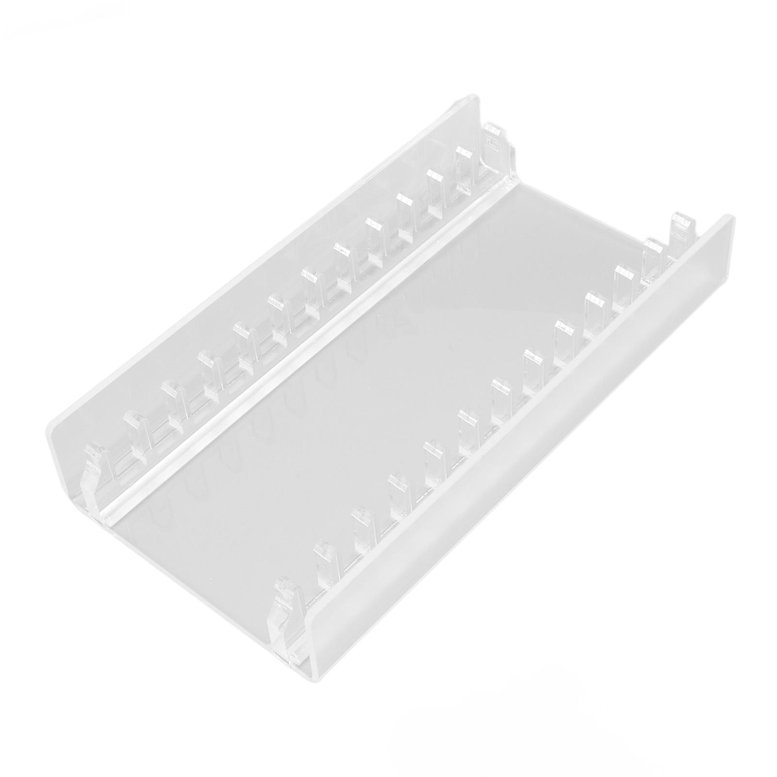 Spielaufbewahrungsorganizer Transparentes Acryl Rutschfeste Basis Spiel-CD-Ausstellungsständer für Zuhause