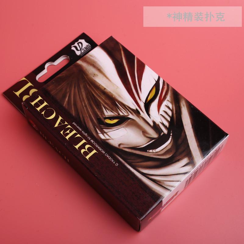 Anime Poker Karten Spielzeug SAO Fairy Tail Jujutsu Kaise Dämon Slayer Danganronpa Brettspiel Karten Hardcover Poker Spielzeug Geschenk bleach